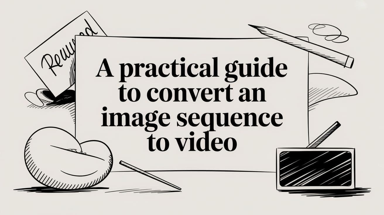 A Practical Guide to Convert an Image Sequence to Video