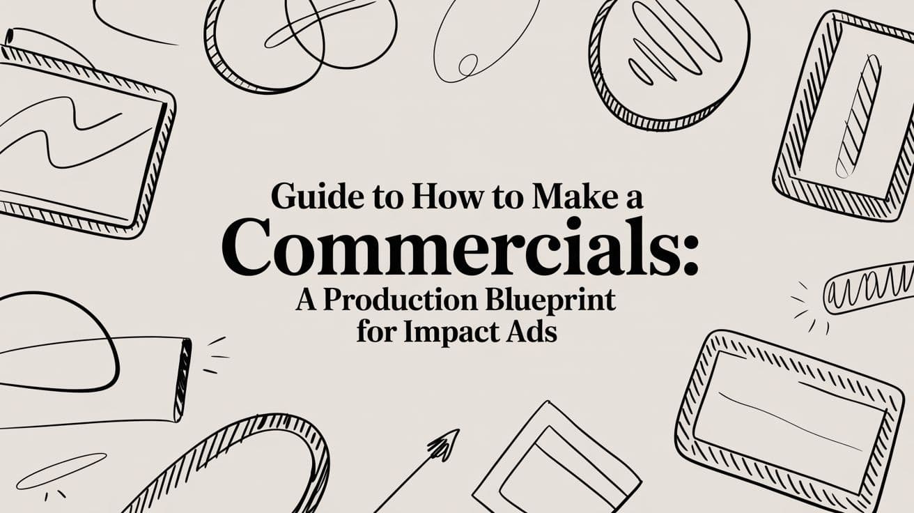 Guide to how to make a commercials: A Production Blueprint for Impact Ads