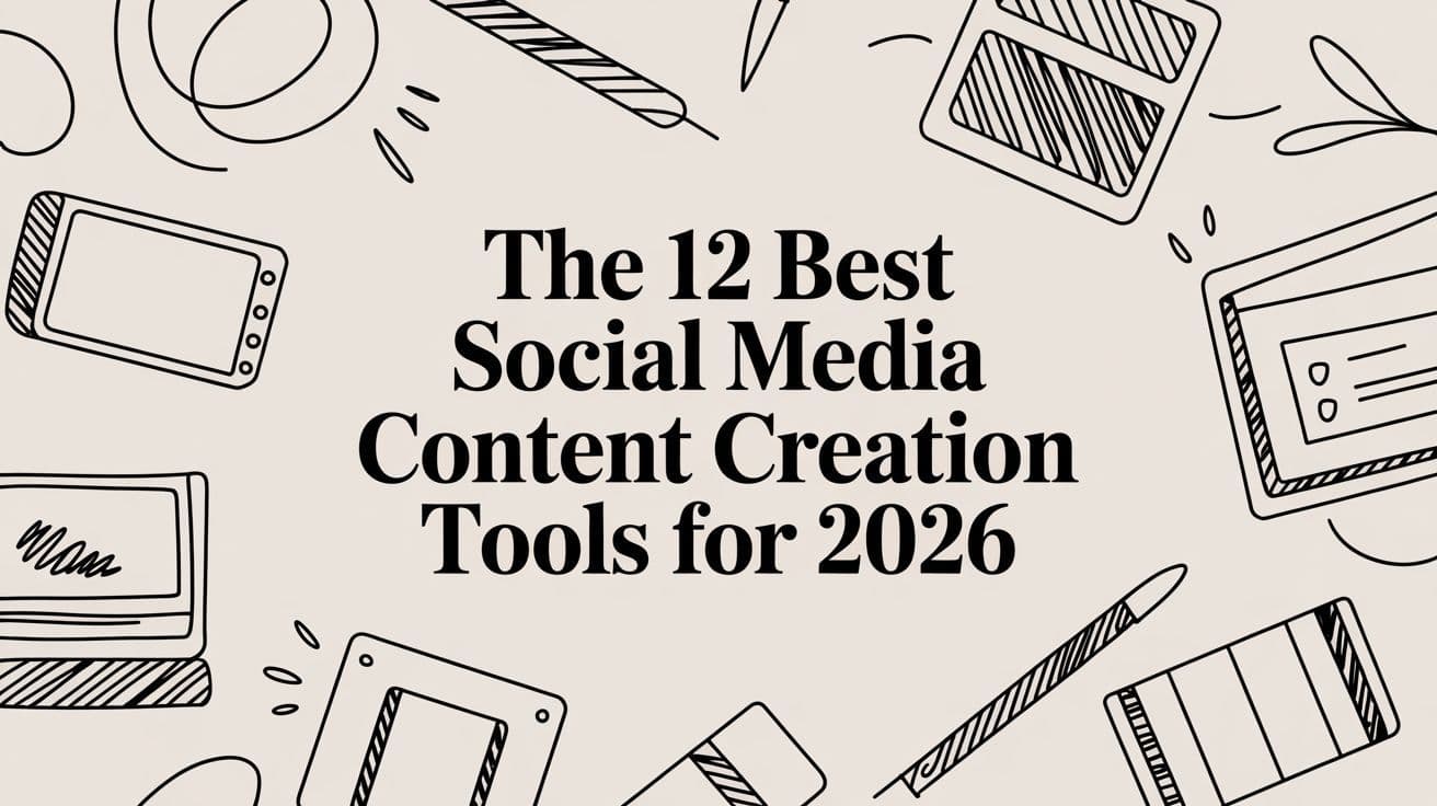 The 12 Best Social Media Content Creation Tools for 2026