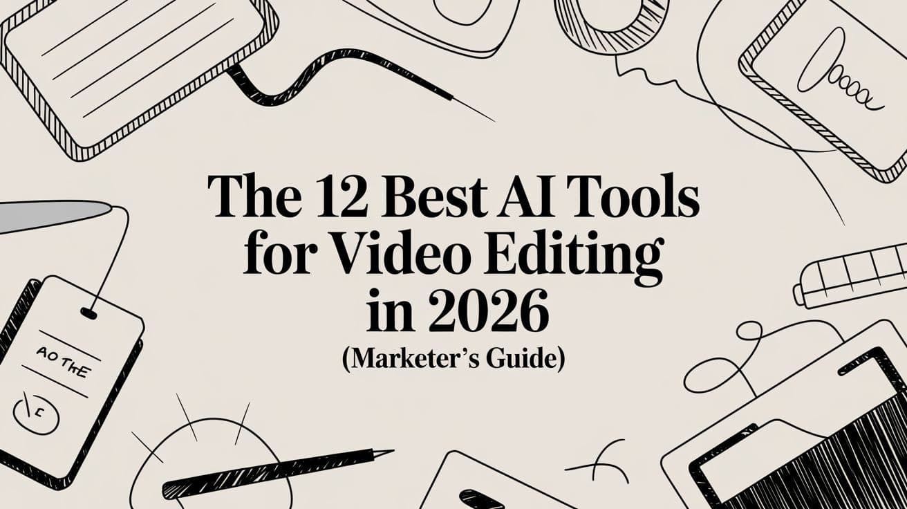 The 12 Best AI Tools for Video Editing in 2026 (Marketer's Guide)